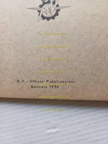 MV Agusta Ciclomotore 48 1956 catalogo ricambi originale spare parts …
