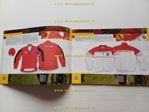 MV Agusta Corse catalogo abbigliamento accessori 2005 depliant originale