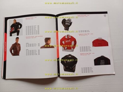 MV Agusta Corse catalogo abbigliamento depliant originale