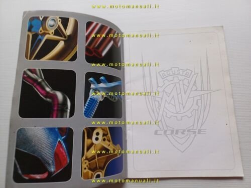 MV Agusta CRC catalogo abbigliamento e parti speciali 2004 depliant …