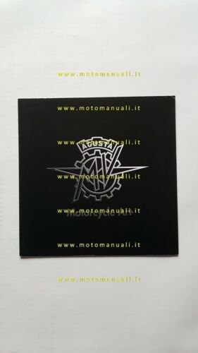 MV Agusta F3 - produzione 2012 depliant poster originale brochure