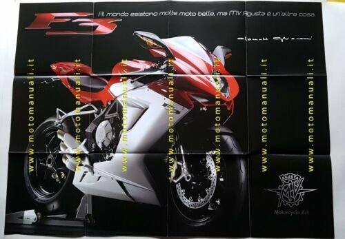 MV Agusta F3 - produzione 2012 depliant poster originale brochure