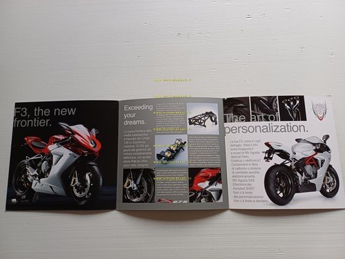 MV Agusta F3 675 2013 depliant italiano originale