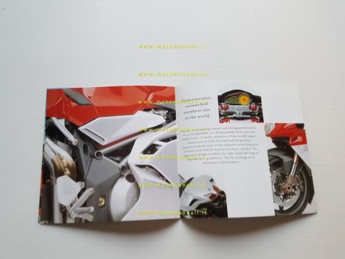 MV Agusta F4 - F4 S 2000 depliant originale INGLESE