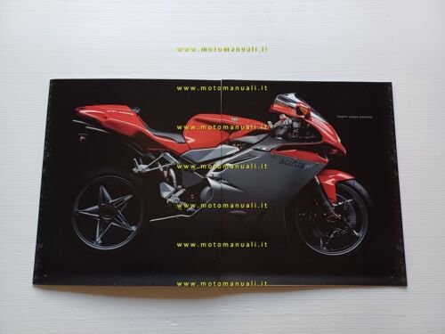 MV Agusta F4 1000 2004 depliant italiano originale