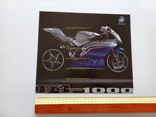 MV Agusta F4 1000 2005 depliant originale brochure ITALIANO