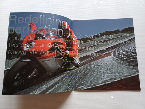 MV Agusta F4 1000 2010 depliant italiano originale