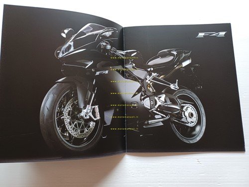 MV Agusta F4 1000 2010 depliant italiano originale