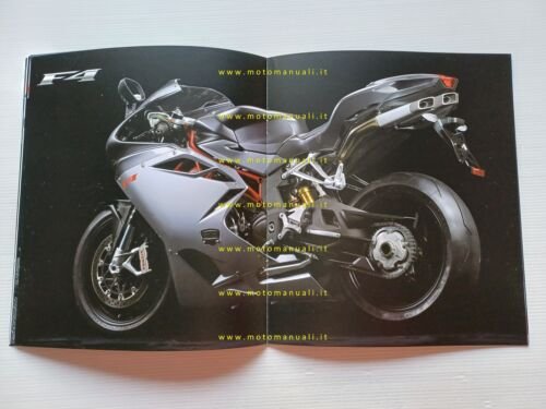 MV Agusta F4 1000 2010 depliant italiano originale