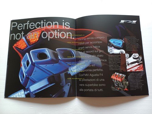 MV Agusta F4 1000 2010 depliant italiano originale