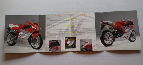 MV Agusta F4 1000 Corse edizione Limitata 2005 depliant italiano …