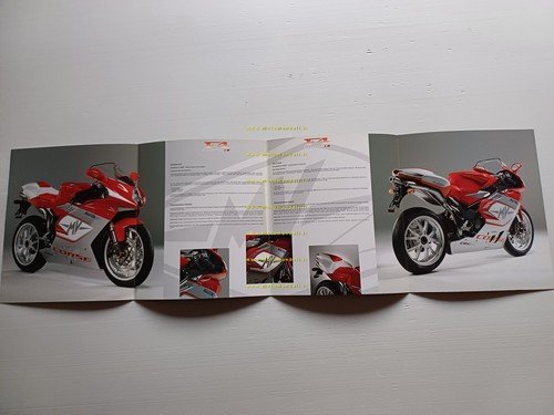MV Agusta F4 1000 Corse edizione Limitata 2005 depliant italiano …