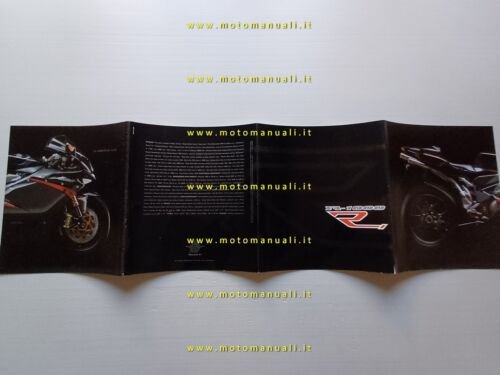 MV Agusta F4 1000 R 2006 depliant italiano originale