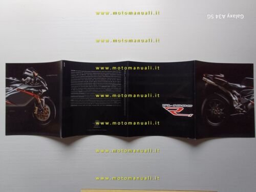 MV Agusta F4 1000 R 2006 depliant italiano originale
