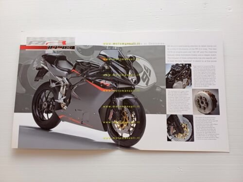 MV Agusta F4 1078 312 RR 2008 depliant italiano originale