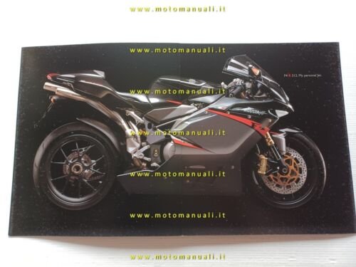 MV Agusta F4 312 R 2007 depliant italiano originale