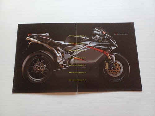 MV Agusta F4 312 R 2007 depliant italiano originale
