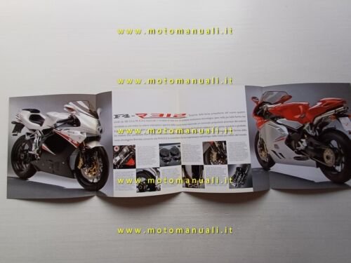 MV Agusta F4 312 R 2007 depliant italiano originale