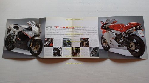 MV Agusta F4 312 R 2007 depliant italiano originale