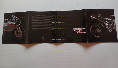 MV Agusta F4 312 R 2007 depliant italiano originale