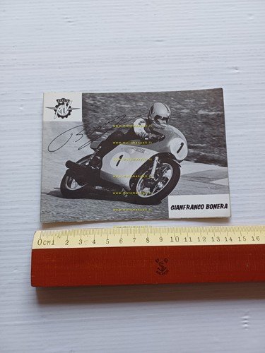 MV Agusta Gianfranco Bonera foto cartolina originale
