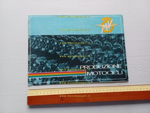 MV AGUSTA Produzione modelli 1968 depliant ITALIANO originale