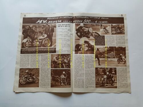 MV Agusta Rivista Ufficiale salone Milano 1953 originale no depliant …