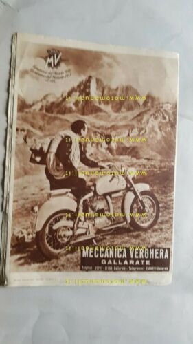 MV Agusta Rivista Ufficiale salone Milano 1954 originale no depliant …