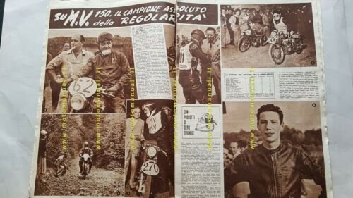 MV Agusta Rivista Ufficiale salone Milano 1954 originale no depliant …