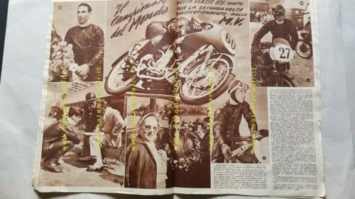 MV Agusta Rivista Ufficiale salone Milano 1954 originale no depliant …