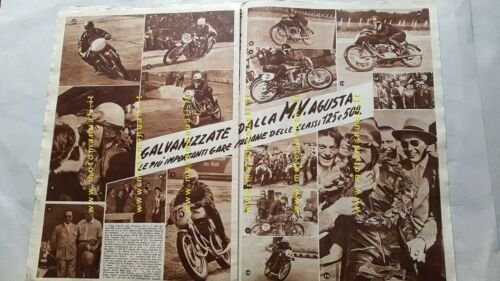 MV Agusta Rivista Ufficiale salone Milano 1954 originale no depliant …