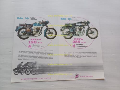 MV Agusta Spagna Sella 150 - Deva 235 anni 60 …