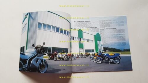 MZ produzione modelli 1996 Skorpion Saxon Red Star depliant originale