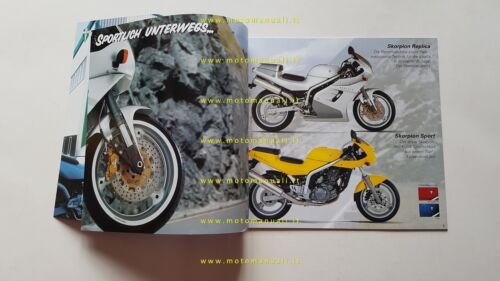 MZ produzione modelli 1996 Skorpion Saxon Red Star depliant originale