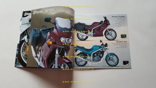 MZ produzione modelli 1996 Skorpion Saxon Red Star depliant originale