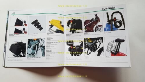 MZ produzione modelli 1996 Skorpion Saxon Red Star depliant originale