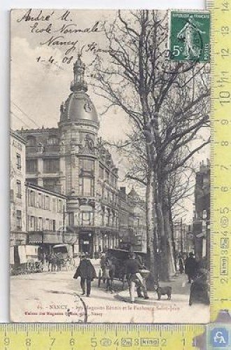 Nancy - Magazins Reunis - Vg Congo Belga - 1908 …