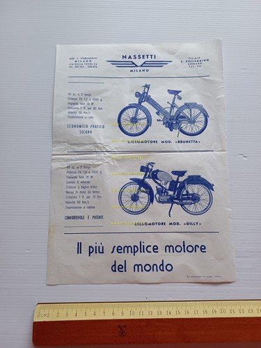 Nassetti Brunetta 49 - Dilly 49 4T anni 50 depliant …