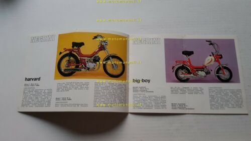 Negrini 50 catalogo produzione ciclomotori 1974-75 depliant originale