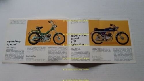 Negrini 50 catalogo produzione ciclomotori 1974-75 depliant originale