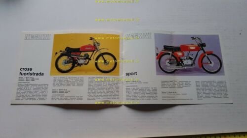 Negrini 50 catalogo produzione ciclomotori 1974-75 depliant originale