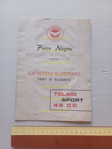 Negrini 50 Sport anni 60 catalogo ricambi TELAIO originale spare …