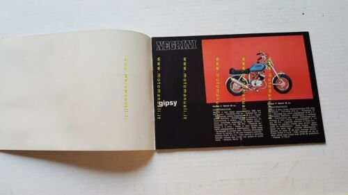 Negrini catalogo produzione modelli 50 125 1973 depliant originale brochure