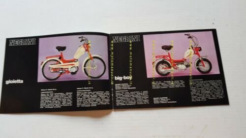 Negrini catalogo produzione modelli 50 125 1973 depliant originale brochure