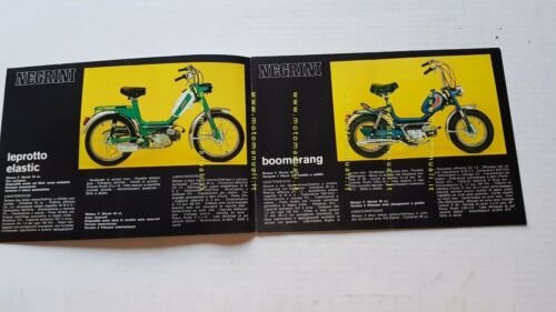 Negrini catalogo produzione modelli 50 125 1973 depliant originale brochure