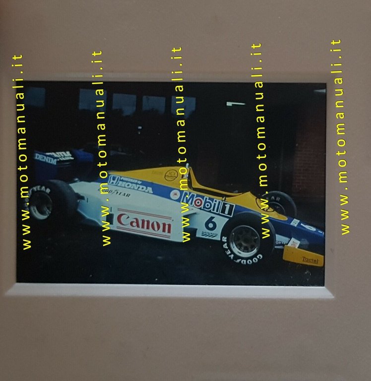 Nelson Piquet Williams FW11 Formula 1 1986 foto e diapositive …