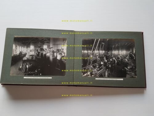 New Hudson album fotografico fabbrica produzione moto anni 20 originale