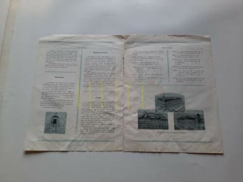 New Hudson catalogo moto modelli 1914 depliant ITALIANO originale brochure