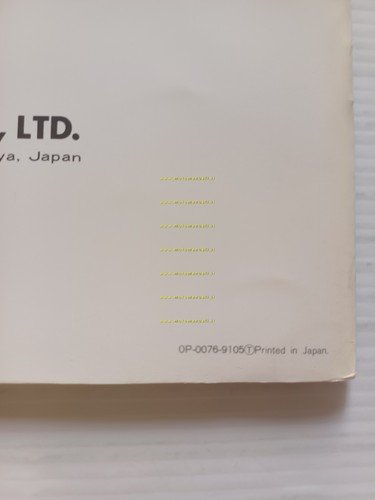NGK manuale tecnico candele originale 1991