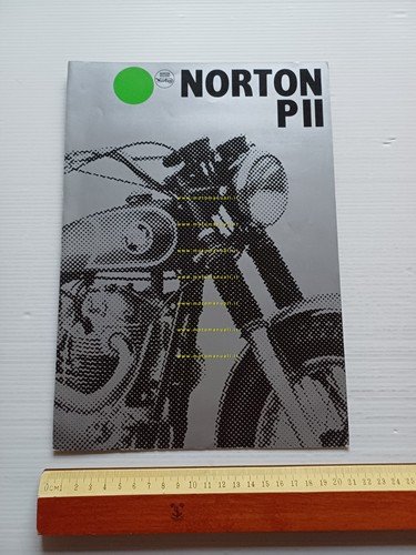 Norton 750 P11 1967 depliant INGLESE originale
